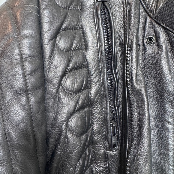 Vintage Leather Protech Apparel Motorcycle Jacket Sz 44 - Picture 5 of 13
